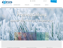 Tablet Screenshot of mta.de