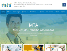 Tablet Screenshot of mta.med.br